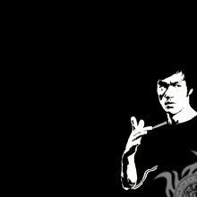 Foto de Bruce Lee no avatar