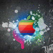 Картинка с логотипом Apple на аву скачать