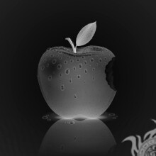 Яблоко Apple логотип на аву