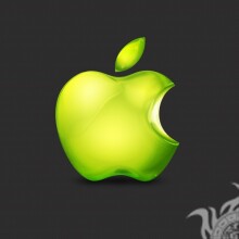 Картинка з логотипом Apple аватарка для Ютуб