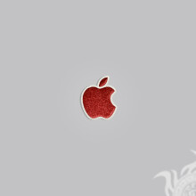 Apple brand logo on the avatar