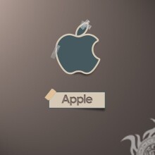 Картинка логотип Apple скачать на аву