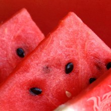 Watermelon slices on avatar