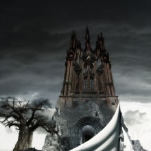 Gloomy castle on the mountain avatar
