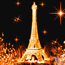 Foto da torre Eiffel para foto de perfil