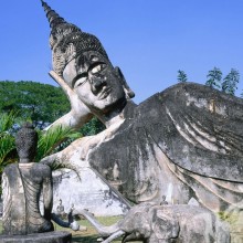 Divertida estatua de Buda en tu foto de perfil