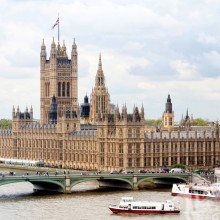 Bâtiment du Parlement à Londres sur la photo de profil