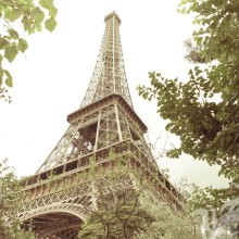 Photo de la tour Eiffel sur votre photo de profil