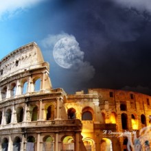 Coliseo en Italia en la descarga de avatar