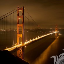 Photo de profil du Golden Gate Bridge américain