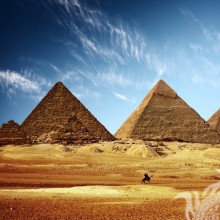 Photo de pyramides égyptiennes pour la photo de profil