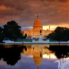 US Capitol Gebäude auf Ihrem Profilbild
