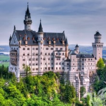 Schöne mittelalterliche Burg auf Ihrem Profilbild