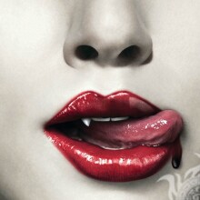 Belles lèvres de vampire pour avatar