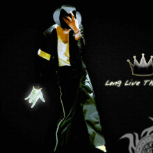 Desenho do avatar dançando Michael Jackson