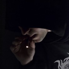 Photo of a guy in a hood without a face