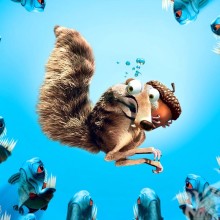 Esquilo Scrat (zero) do desenho animado no avatar