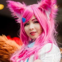 Girl fox cosplay for icon