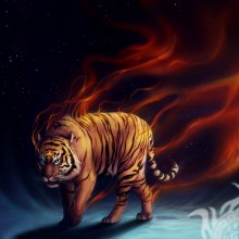 Tiger auf Avatar