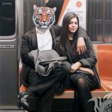 Девушка и тигр фото на аву