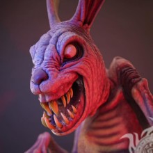 Scary rabbit for avatar