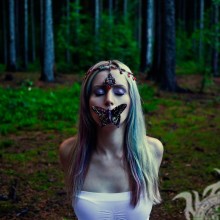Scary beautiful avatars with a girl