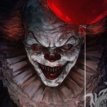 Clown effrayant sur avatar