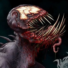 Furchterregende Kreatur mit großen Zähnen Bild auf Avatar herunterladen