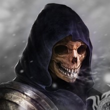 Download a picture with a skull for a terrible icon