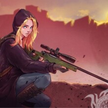 Картинки снайпера Стандофф 2 на аватарку девочке