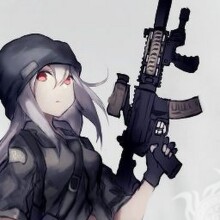 Девушка с оружием картинка на аватарку  Стандофф