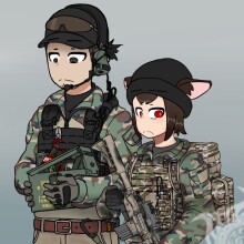 Anime avatar for Standoff for two girls