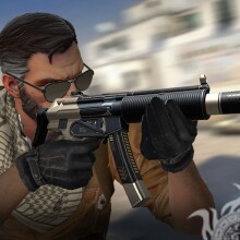 Avatar de um terrorista atirador para o jogo Standoff 2