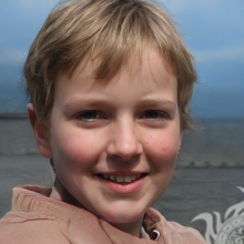 Foto de un niño en un avatar para VK