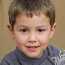 Una foto de un niño pequeño en TikTok