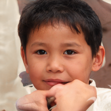 Foto da capa de menino asiático
