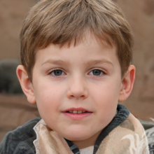 Портрет мальчика шатена
