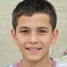 Download portrait of a boy with dark hair download