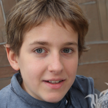 Porträt eines Jungenbildes für LinkedIn