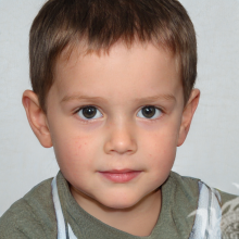 Retrato de um menino com 190 x 190 pixels