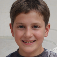 Foto eines Jungen auf hellem Hintergrund für TikTok
