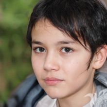Фотография мальчика азиата с короткой стрижкой для TikTok