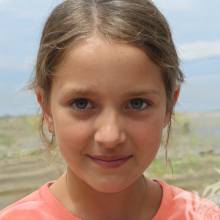 Foto de cara de niña rusa