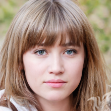 Retrato de download de rosto de menina russa