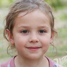 The face of a Russian girl 5 years old download portrait
