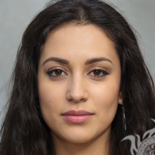 Girl face avatar for website