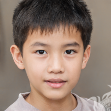 Photo of cute asian boy