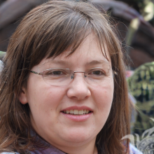 Photo of overweight women in glasses