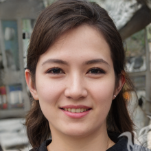 Foto de uma mulher japonesa para foto de perfil