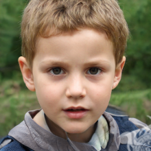 Laden Sie das Porträt eines süßen kleinen Jungen auf der Straße für Instagram herunter